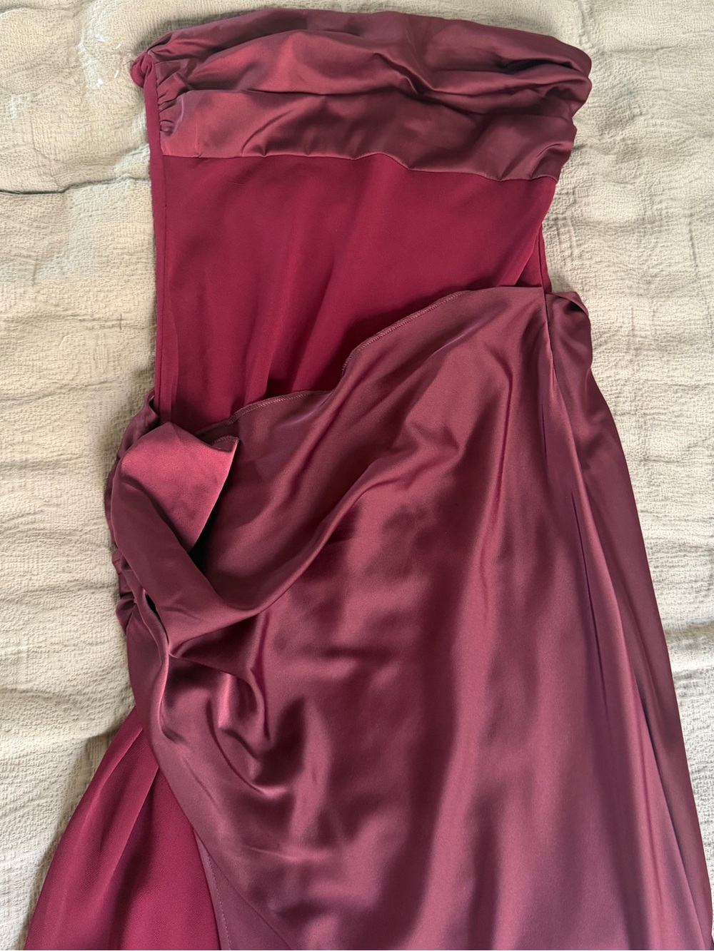 Peppermayo Strapless Plum Maxi Dress - Picture 9 of 15